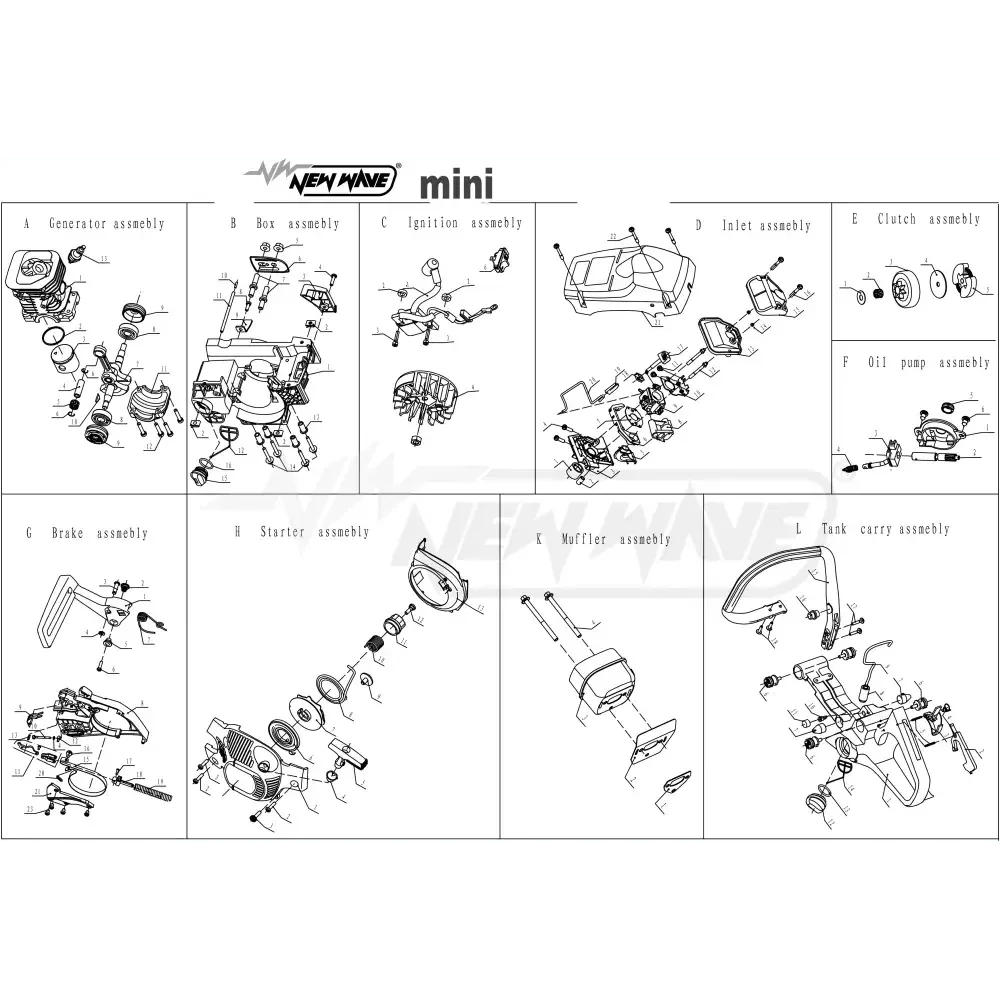 04495 ตัวล็อกสายคันเร่ง MINI D19 - GUCUT