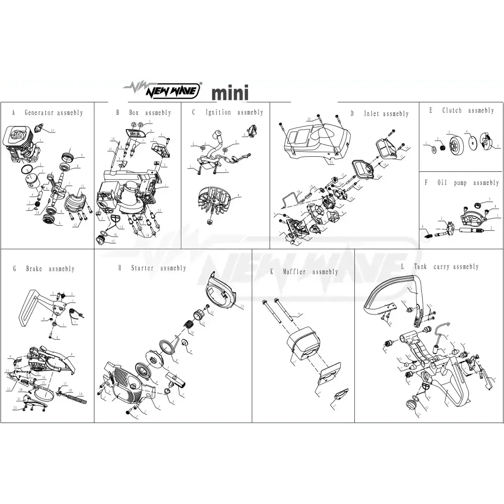 04529 สกรูหัวผ่าเกลียวหยาบ ST4.2x10 MINI(G23), 7800SP(E10), 8800 (ใช้4ชิ้น) - GUCUT
