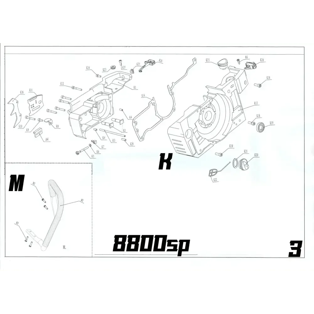 04581 สกรูหัวจม M4x16 8800SP A16 - GUCUT