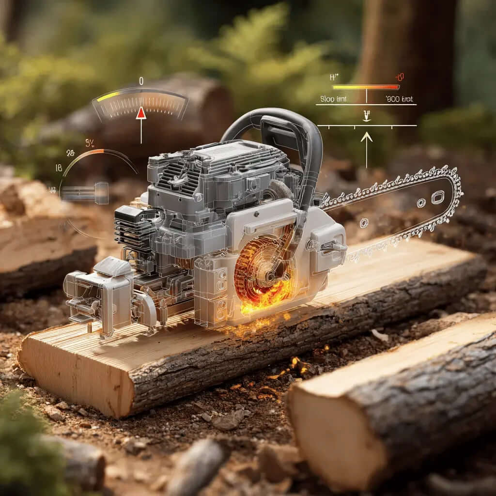 อาการเลื่อยยนต์ร้อนแล้วเร่งไม่ขึ้น หรือดับเมื่อเครื่องร้อน - GUCUT