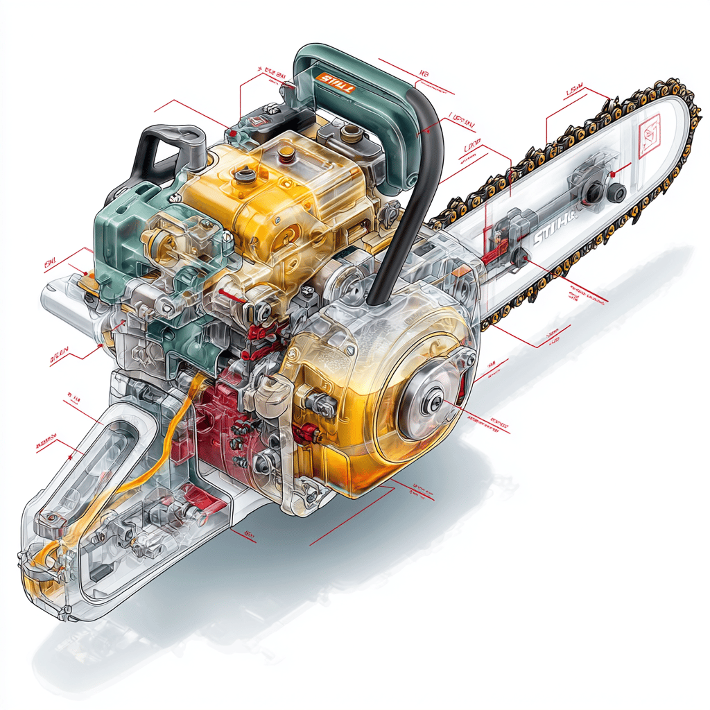 สาเหตุหลักที่ทำให้เลื่อยโซ่ยนต์ Stihl น้ำมันรั่ว - GUCUT