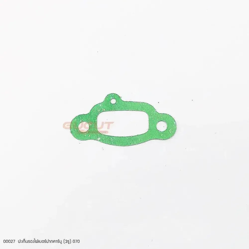 00027 ปะเก็นรองไฟเบอร์ปากคาร์บู 3รู MS070 - GUCUT