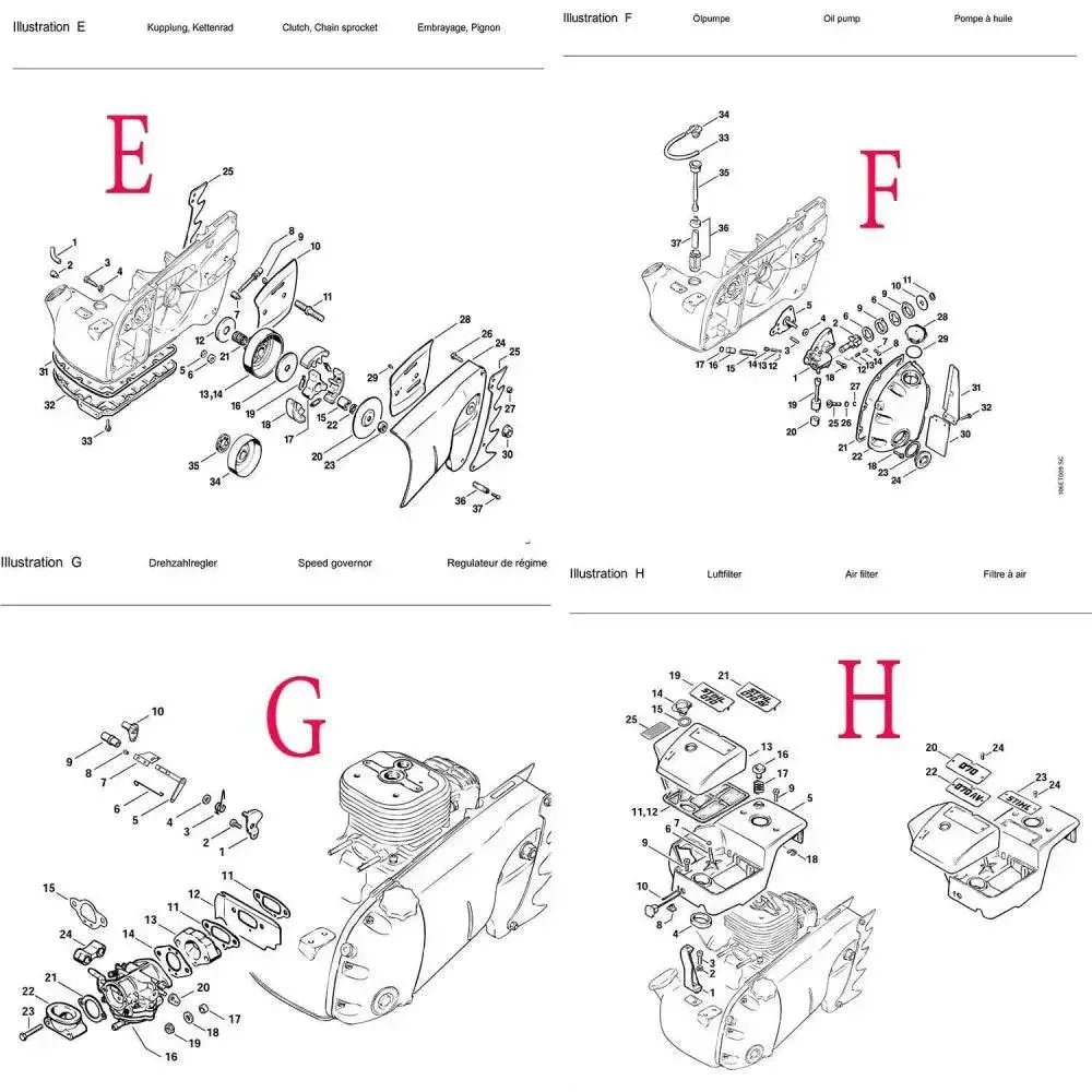 00146 แหวนลูกสูบ MS070 - GUCUT