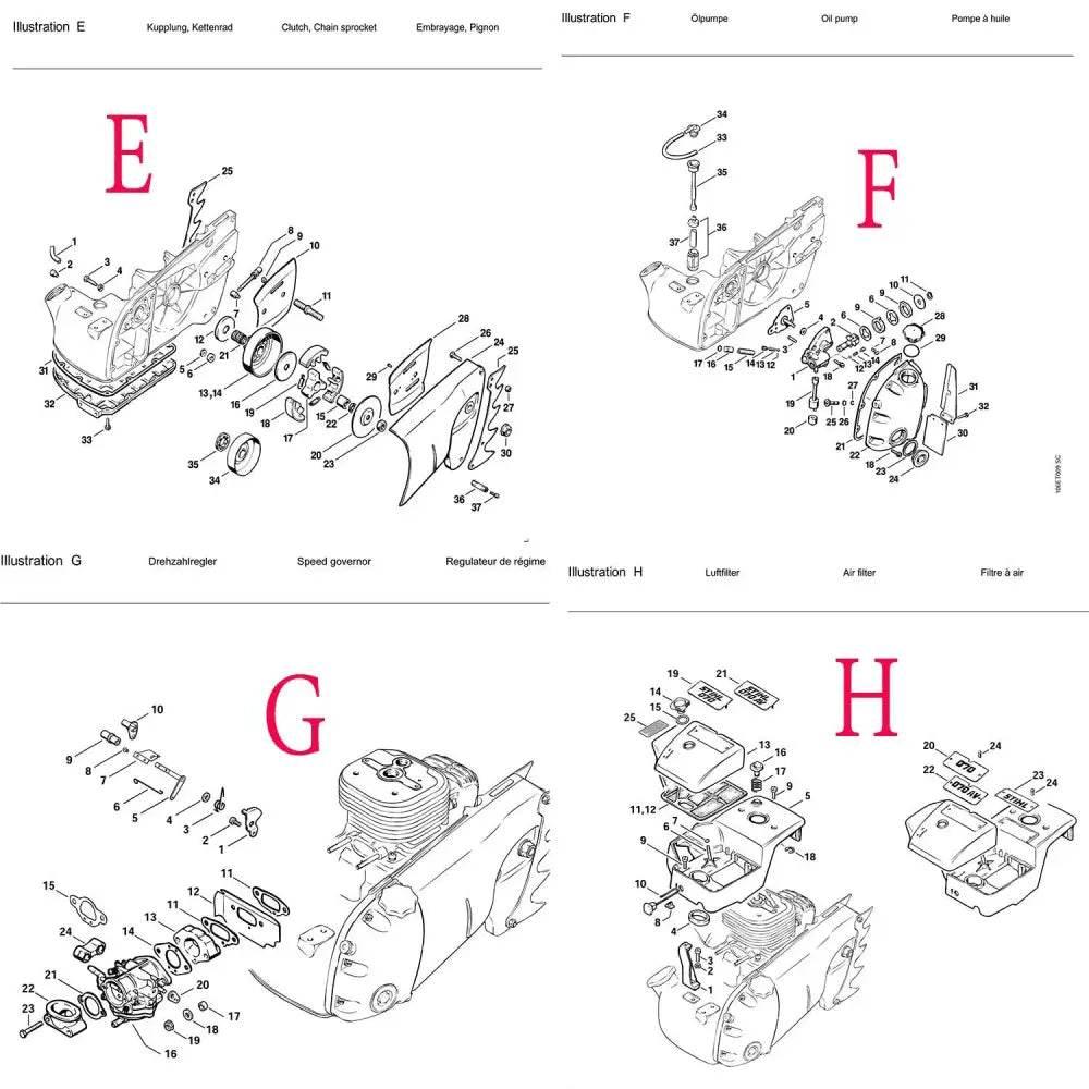 00175 สปริงลูกปืนปั๊ม MS070 - GUCUT