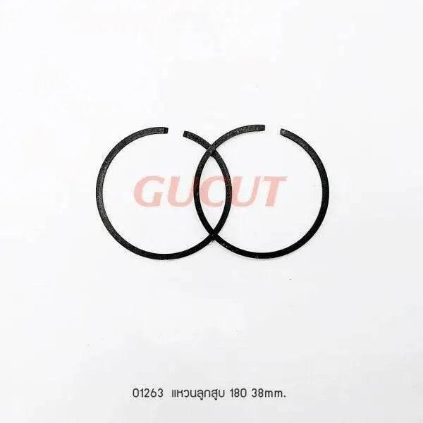 01263 แหวนลูกสูบ 38mm MS180 - GUCUT