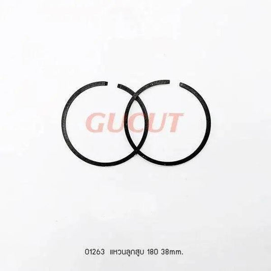 01263 แหวนลูกสูบ 38mm MS180 - GUCUT