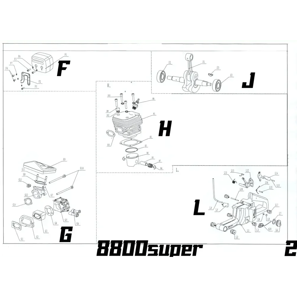 04636 กรองอากาศ 8800SP G9 - GUCUT