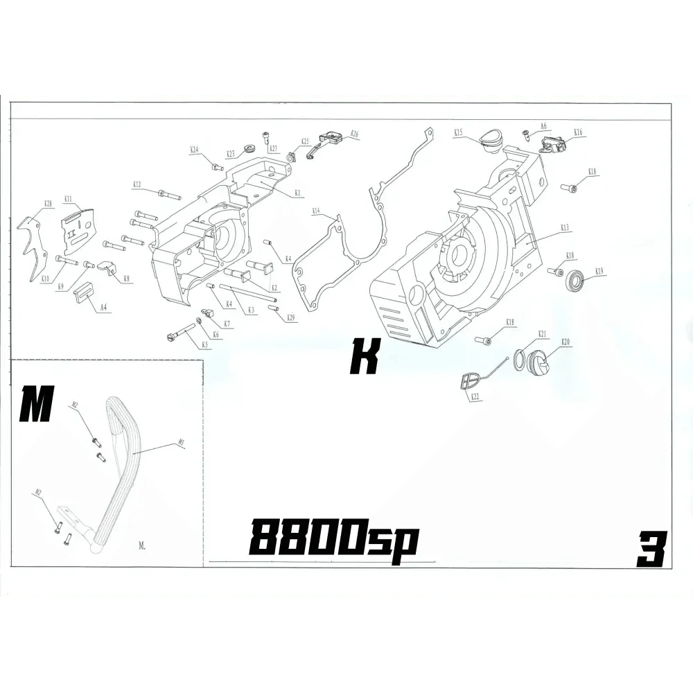 04671 The throttle sleeve 8800SP K15 - GUCUT