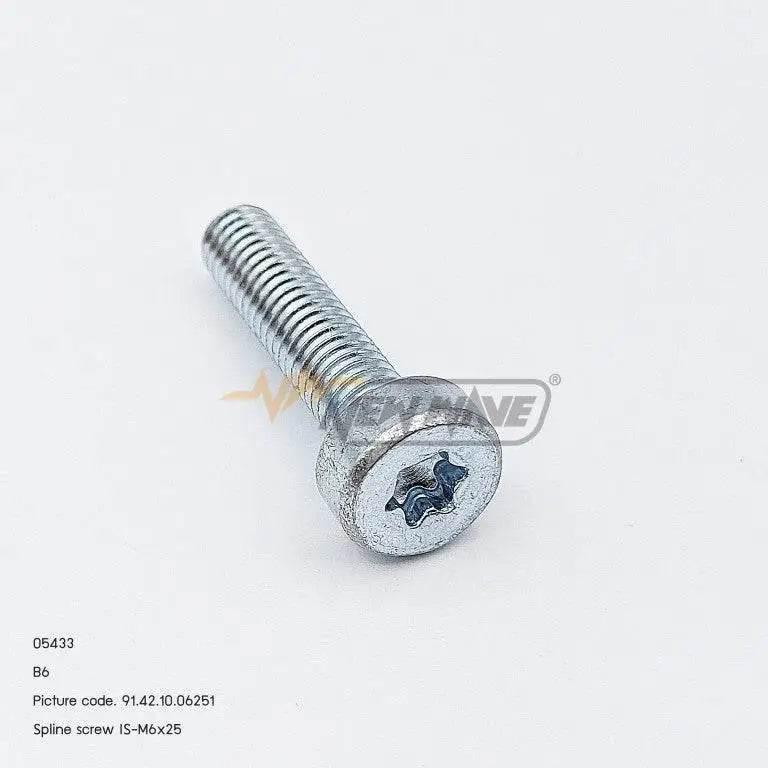 05433 สกรูยึดเสื้อสูบ M6x25 9800 B6 - GUCUT