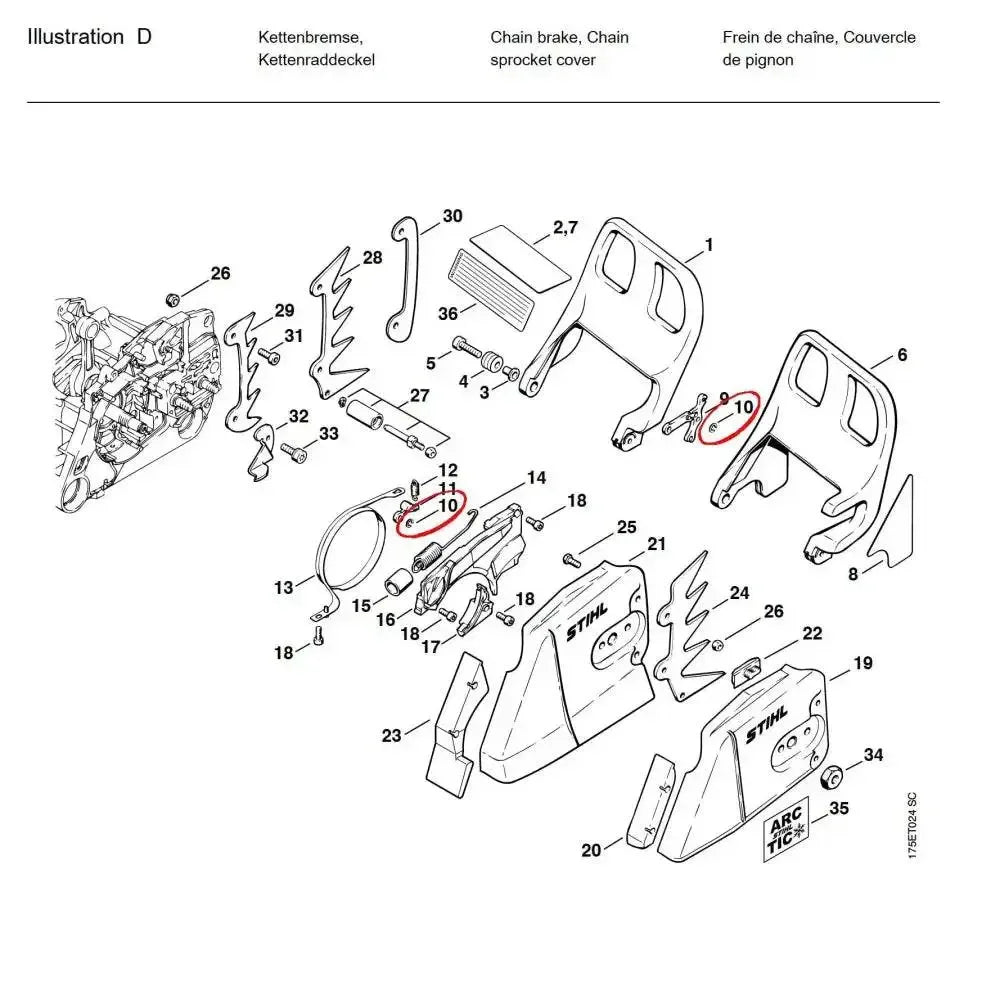 05776 CLIP MS440 D10 (ใช้2ชิ้น) - GUCUT