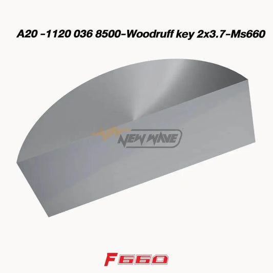 A20 - 1120 036 8500-Woodruff key 2x3.7-Ms660 - GUCUT