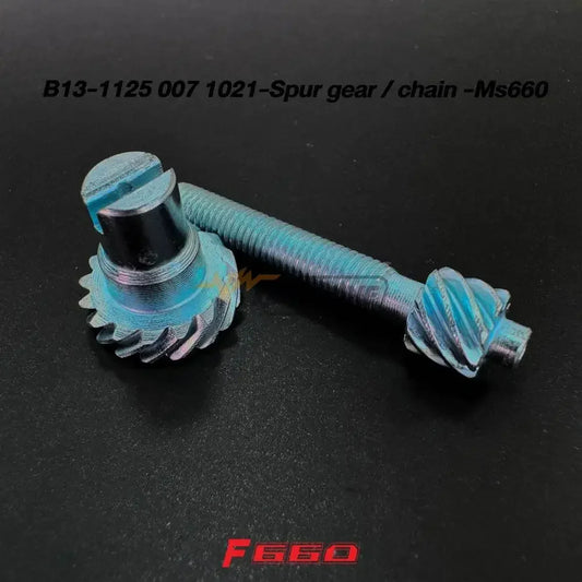 B13-1125 007 1021-Spur gear / chain -Ms660 - GUCUT