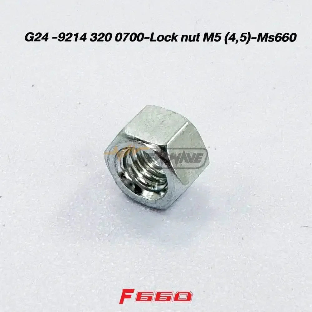 G24 -9214 320 0700-Lock nut M5 (4,5)-Ms660 - GUCUT