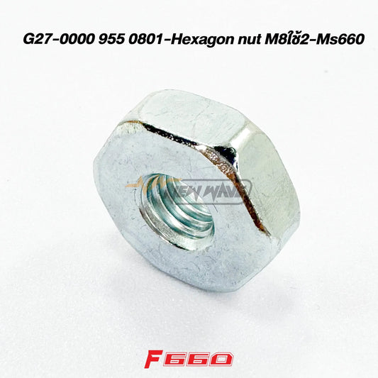 G27-0000 955 0801-Hexagon nut M8Ỉỡ2-Ms660 - GUCUT
