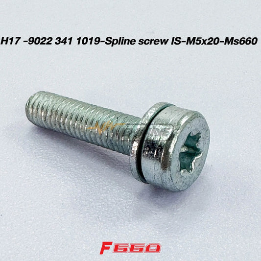 H17 -9022 341 1019-Spline screw IS-M5x20-Ms660 - GUCUT