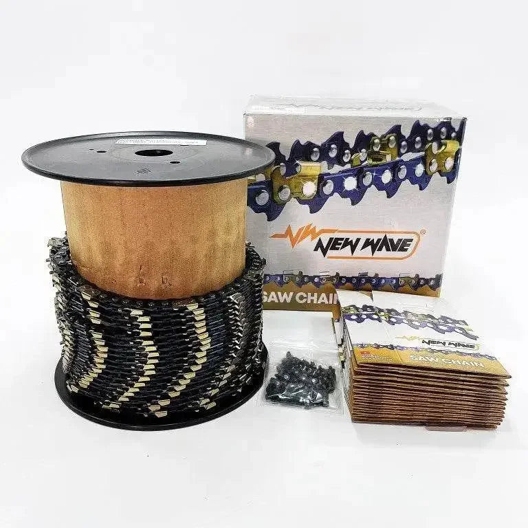 โซ่ม้วน NEWWAVE 3623 (3/8) (แบบซอย) Titanium100% - GUCUT